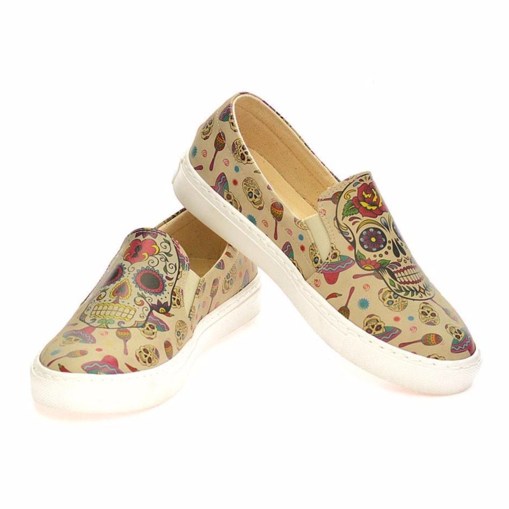 Goby Shoes - Sugar Skull Day of the Dead Shoes - Picture 3 of 6